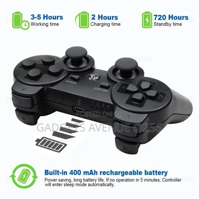 Wireless Bluetooth Game Controllers for Playstation 3 (Ps3) Console.