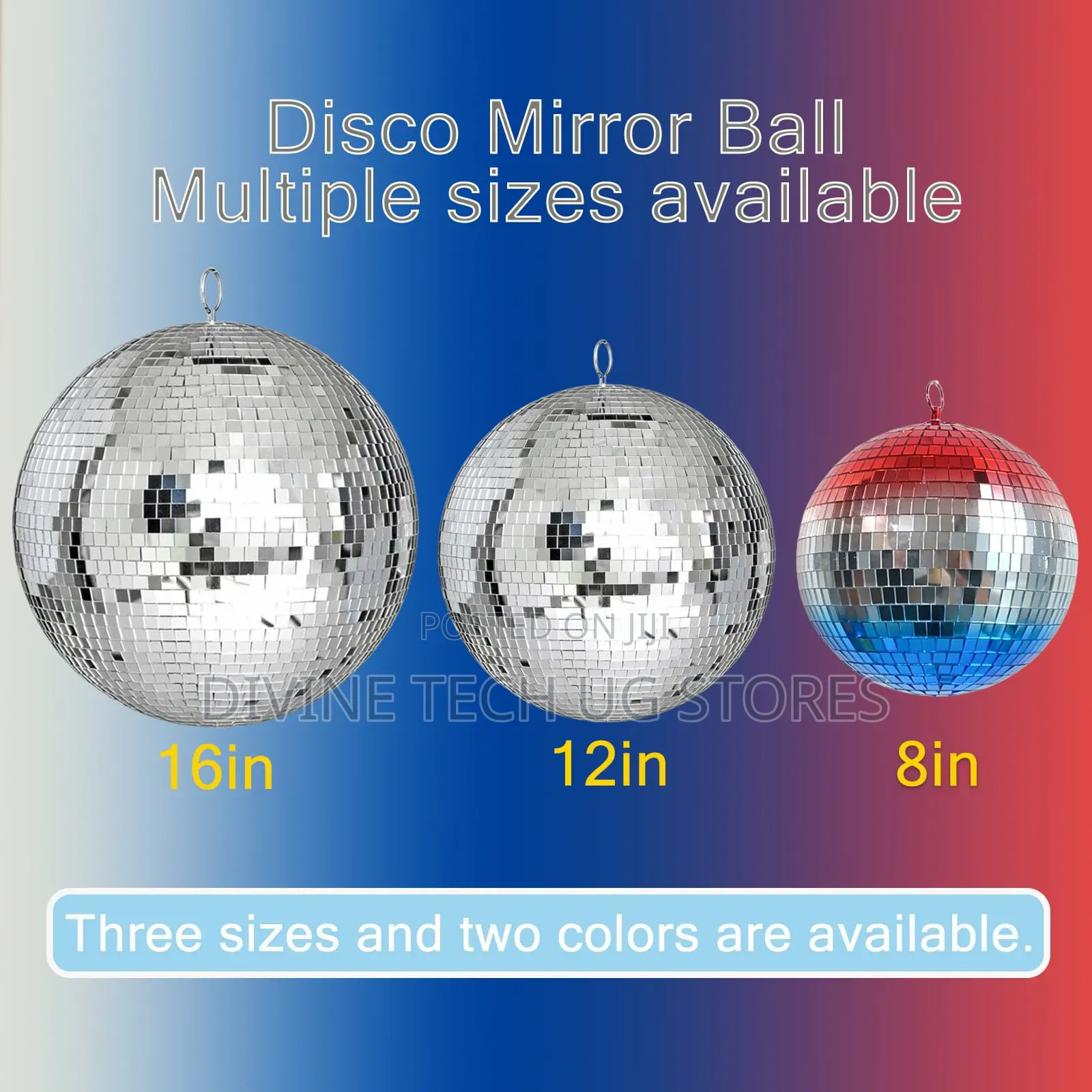 Disco Mirror Ball, In Different Sizes And Prices