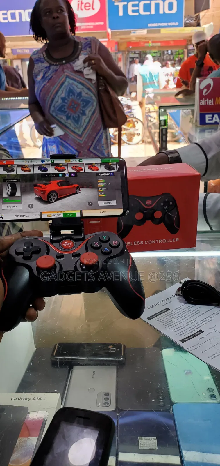 X3 Wireless Game Controller, Designed to With Multiplepc, Android