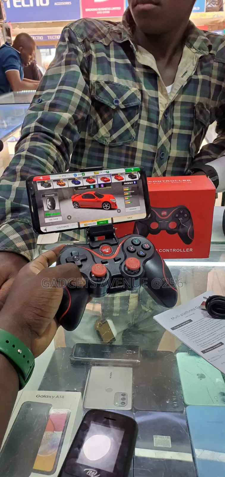 X3 Wireless Game Controller, Designed to With Multiplepc, Android