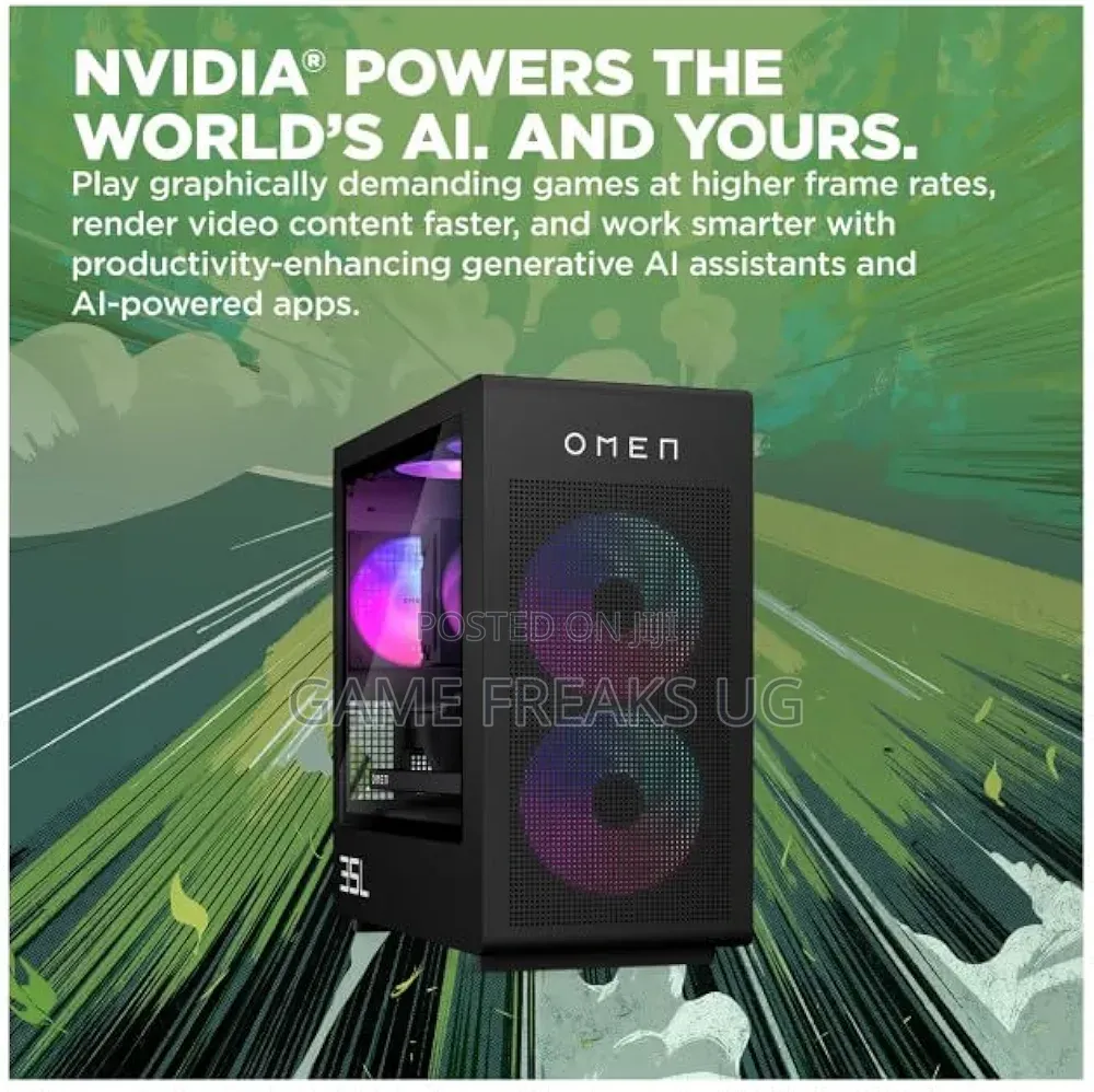 New Desktop Computer HP Omen 30L 32GB Intel Core Ultra 7 HDD 1T