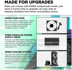 New Desktop Computer HP Omen 30L 32GB Intel Core Ultra 7 HDD 1T