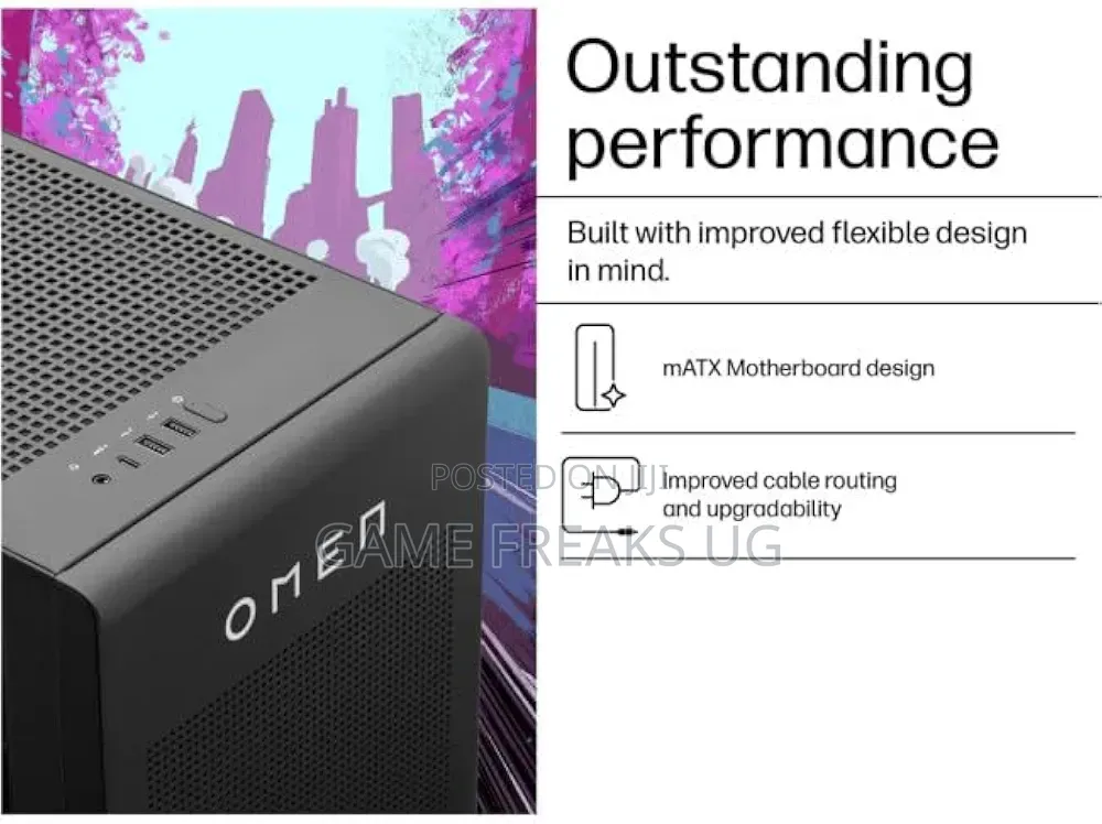 New Desktop Computer HP Omen 30L 32GB Intel Core Ultra 7 HDD 1T