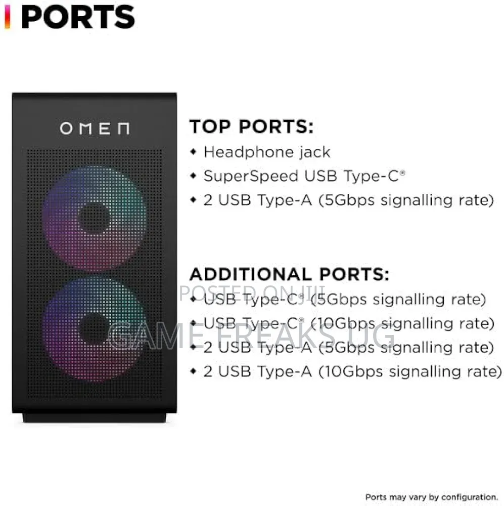 New Desktop Computer HP Omen 30L 32GB Intel Core Ultra 7 HDD 1T