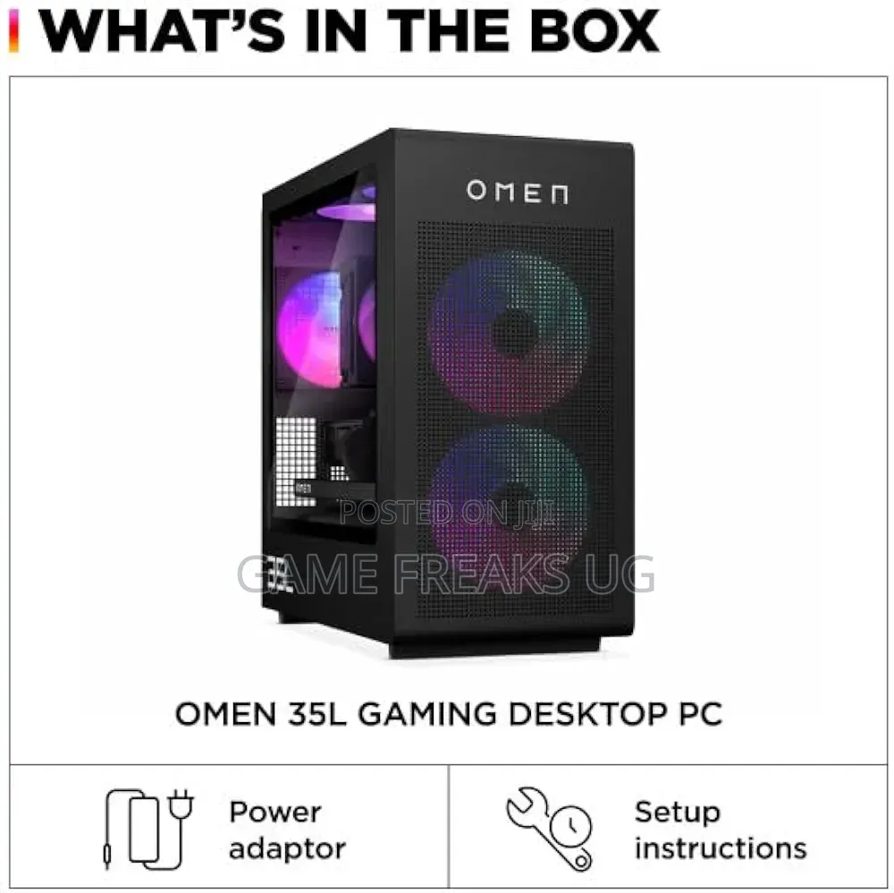 New Desktop Computer HP Omen 30L 32GB Intel Core Ultra 7 HDD 1T