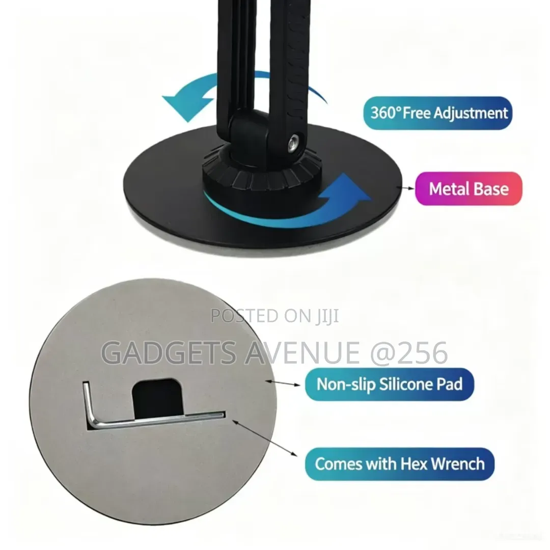 360-Degree Rotatable, Foldable Desktop Phone Stand