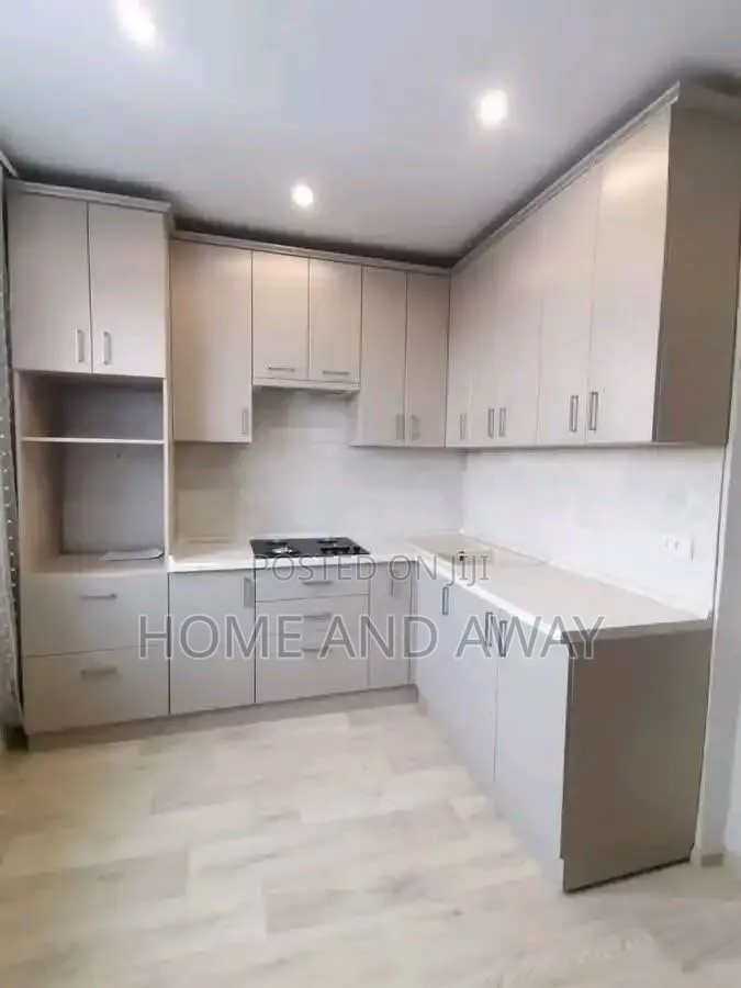 L Shaped Kitchen Cabinets in Any Colour/Material From 6,000,000/-