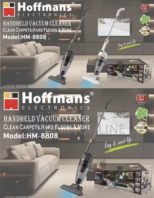 Hoffman Handheld Stick Vacuum Cleaner 1000w Powerful Cyclone Suction