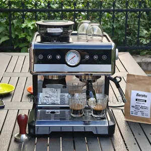 Saachi 20-Bar Coffee Maker With Grinder