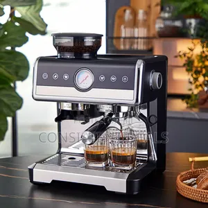 Saachi 20-Bar Coffee Maker With Grinder