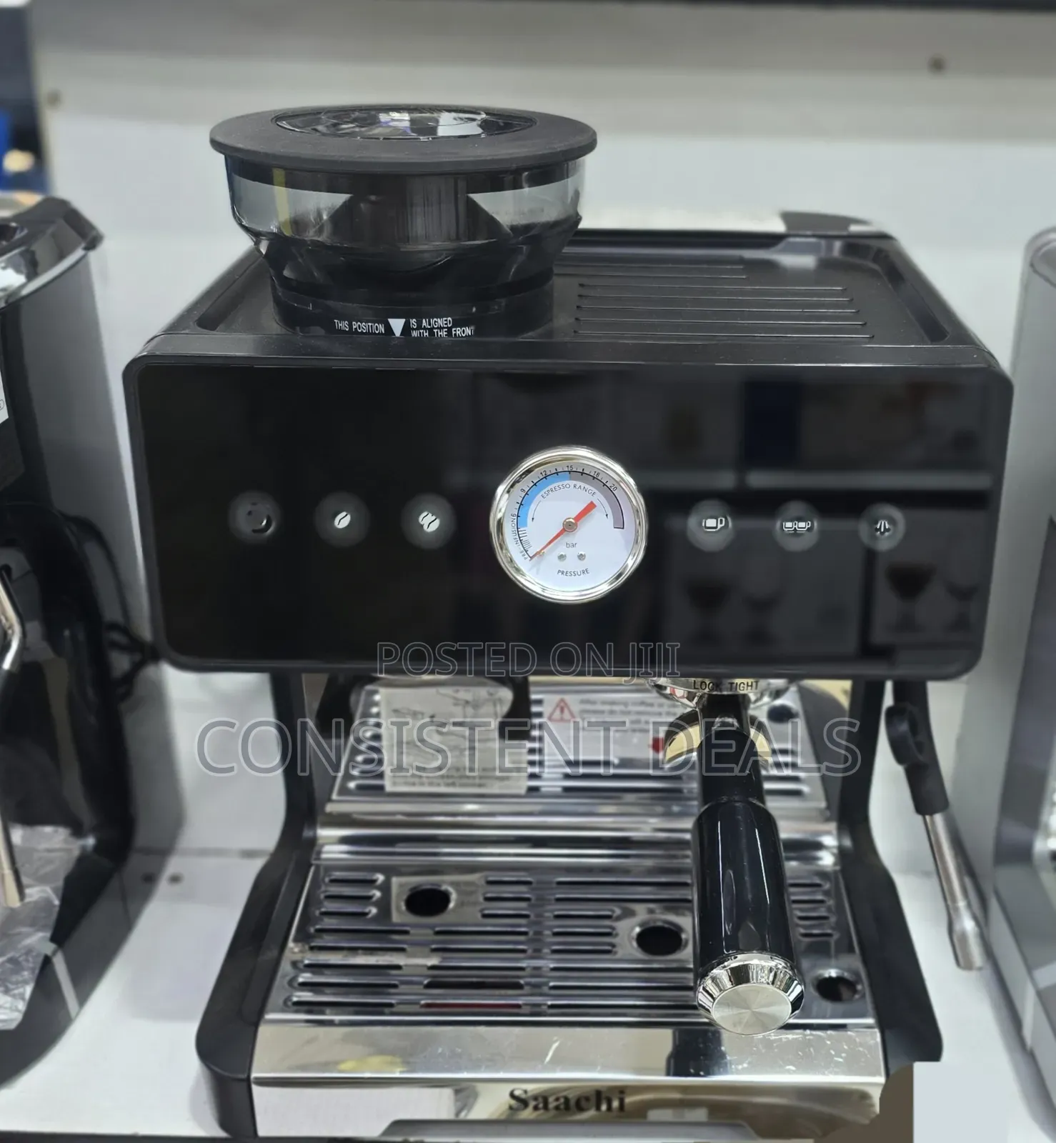 Saachi Coffee Espresso Machine With Grinder