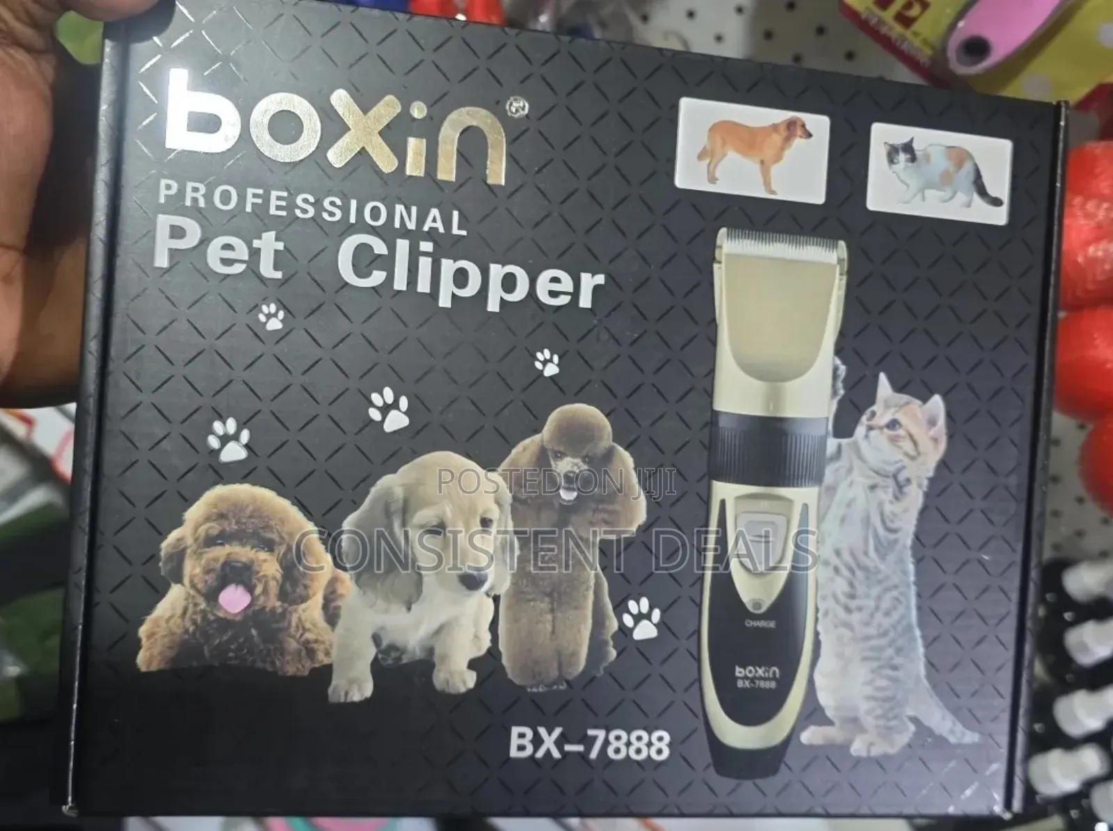 Boxing Pet Rechargeable Clipper