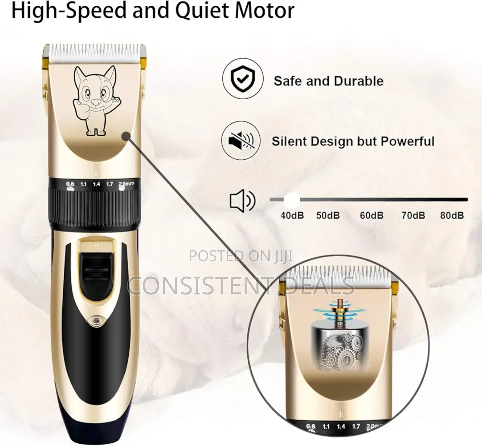 Rechargeable Pet Clipper