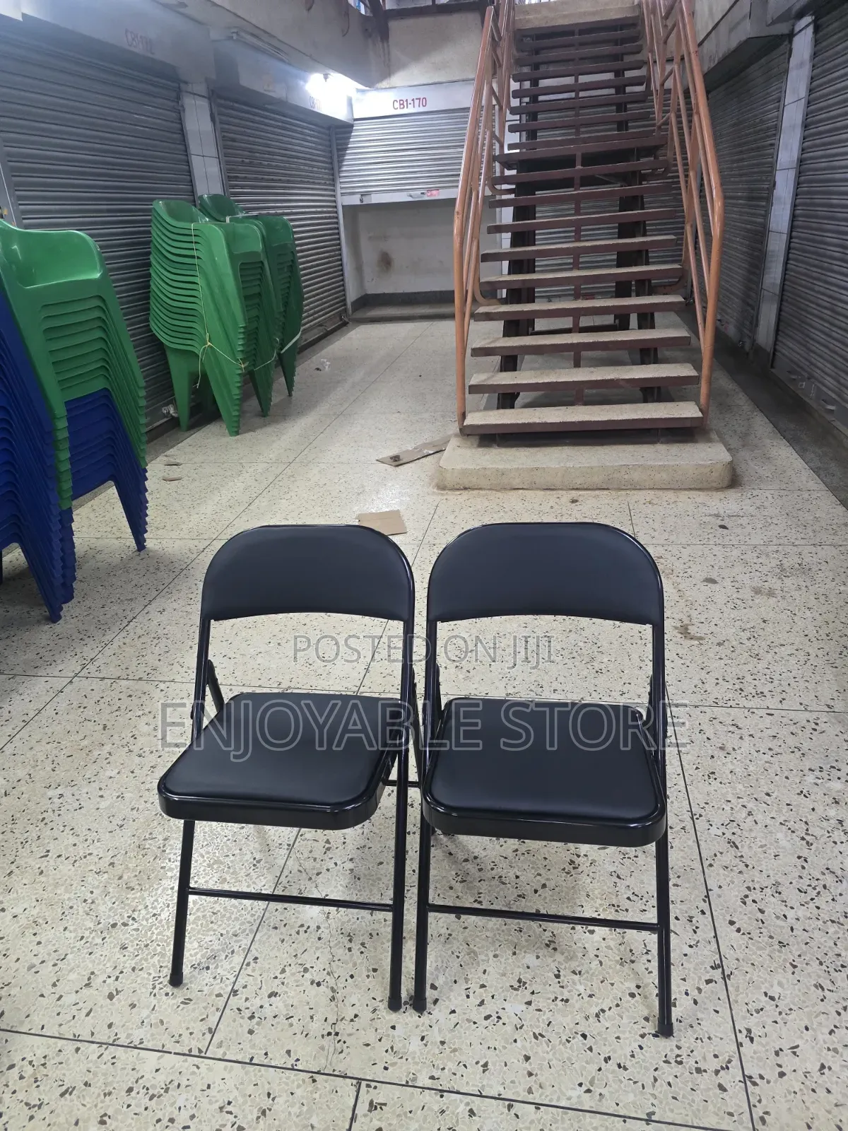 Folding Leather Chair for Computer Rooms,Conference, Home Use Study