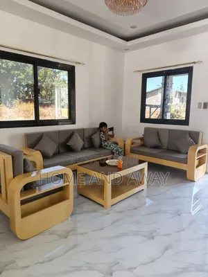 Polished Wooden Sofa Chairs 6 Seaters + Center Table From 2,500,000/-