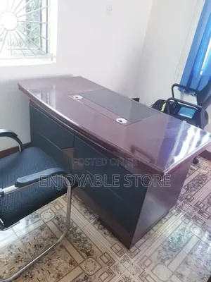 Combo Set Office Desk and 2 Chairs
