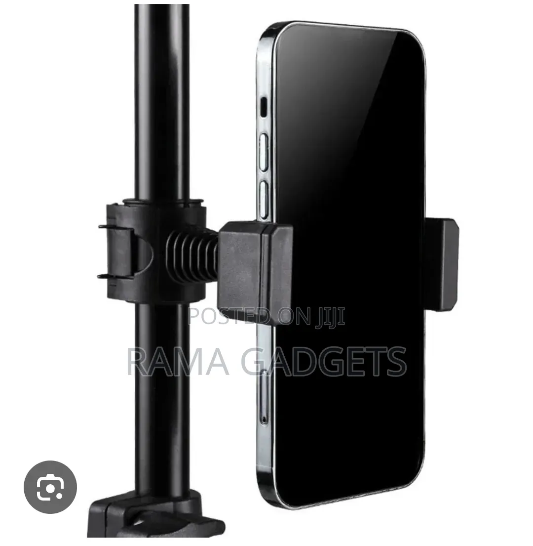 Multifunctional 360-Degree Rotating Mobile Phone Clamp.