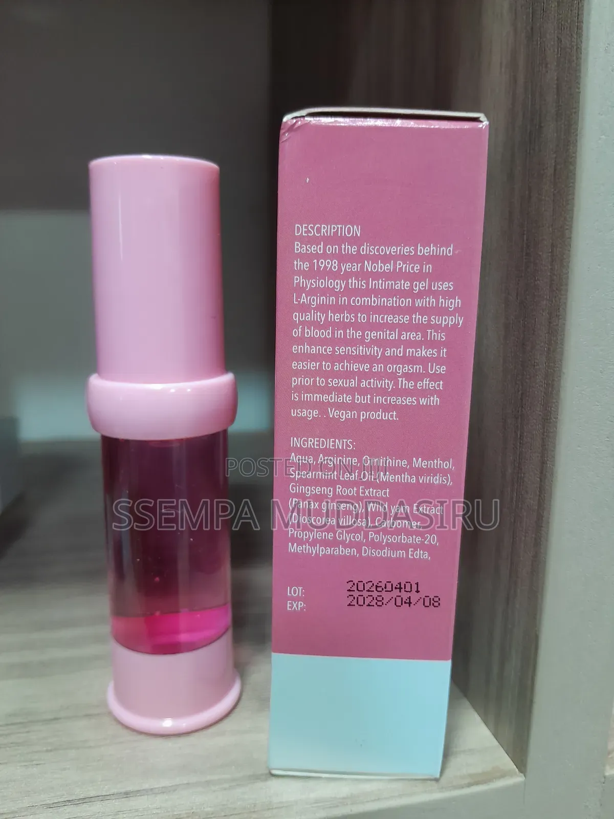 Vaginal Climax Stimulating Gel 15mls