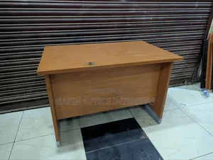 Second Hand Office Desk, 110cm // 1.1 Metres With Two Fixed Drawers