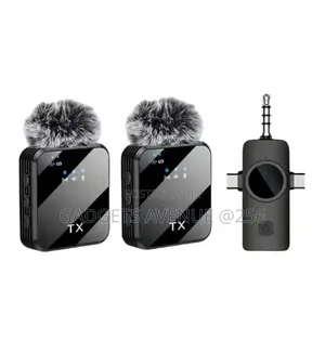 Wireless Lavalier Microphone System, Likely the F11-2 Model.