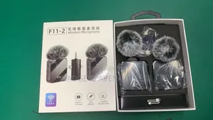 Wireless Lavalier Microphone System, Likely the F11-2 Model.