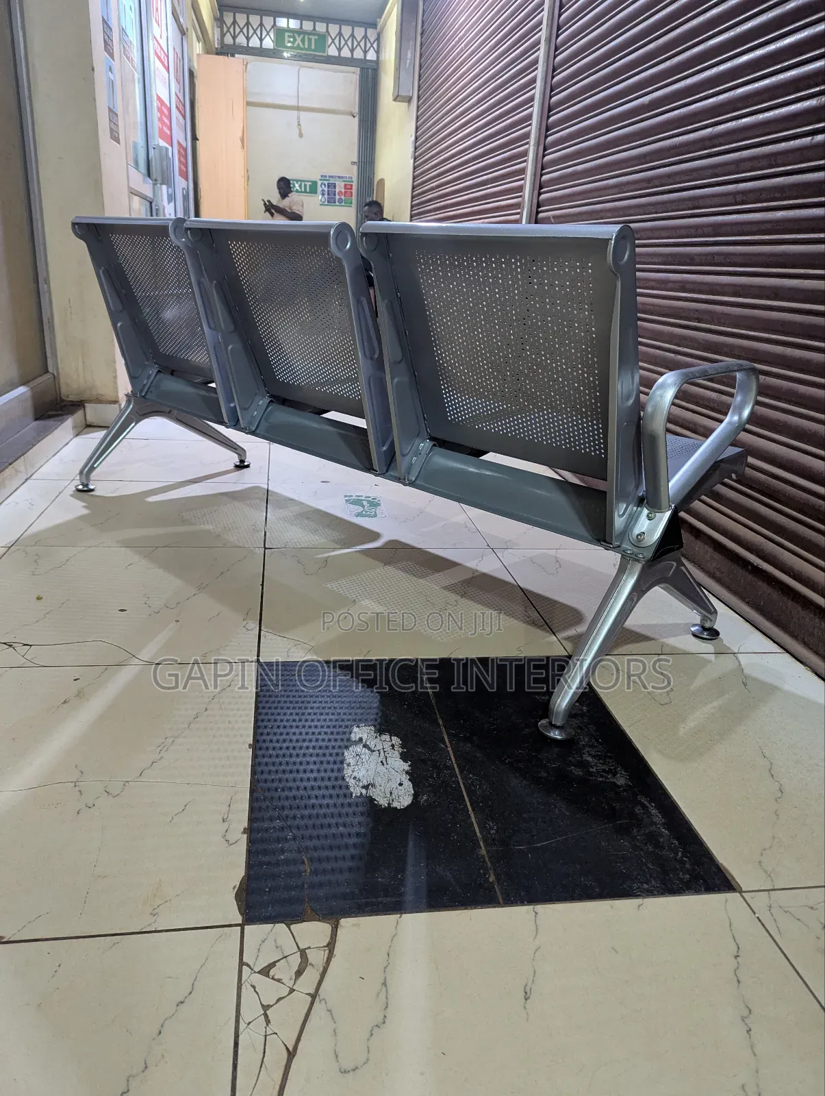 Second Hand Heavy Duty 3 Seater Waiting Chair