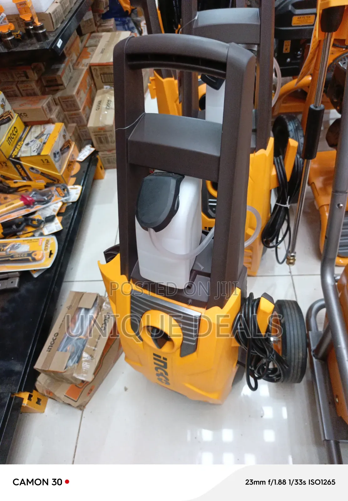 Ingco 1800w High Pressure Washer.