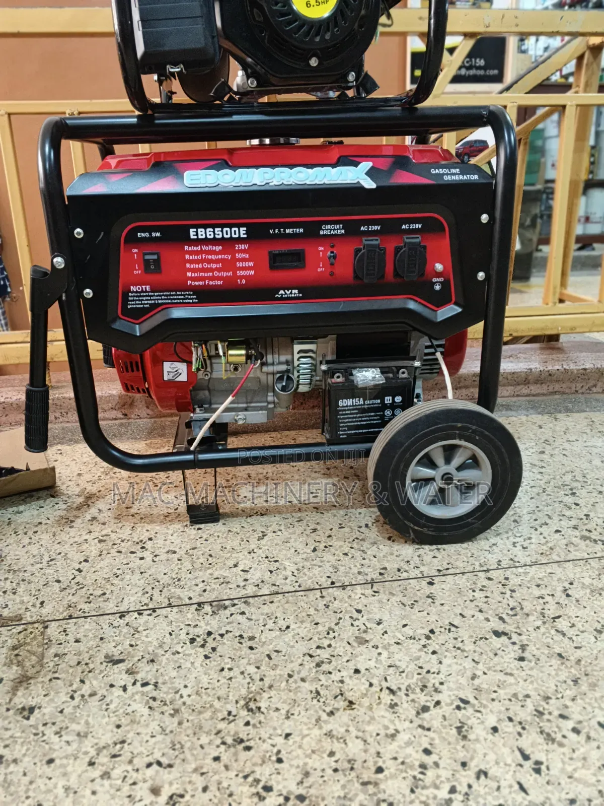Edon Promax 5.5kw / 6.5kva Petrol Generator Press Button Start