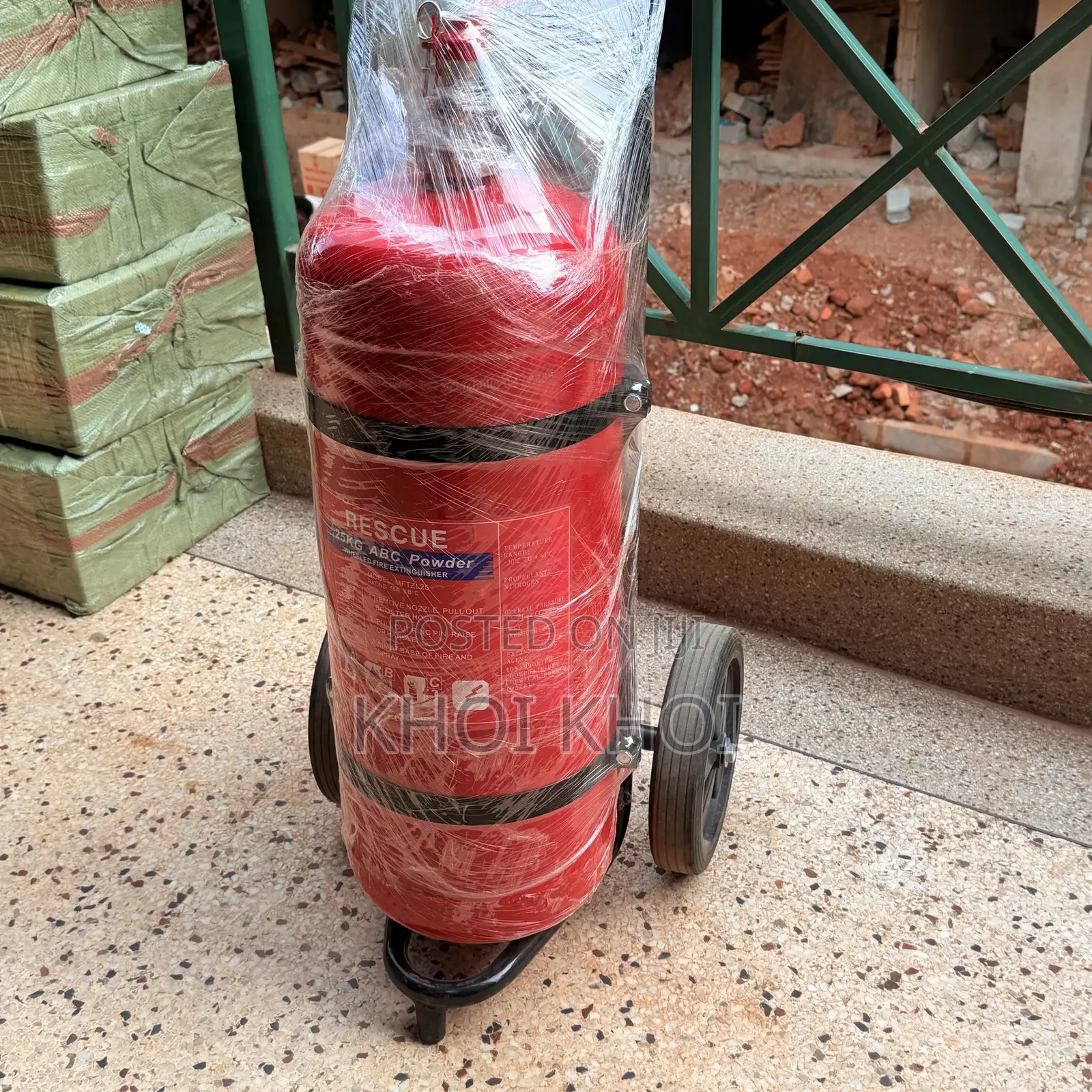 Fire Extinguisher 25kg Powder