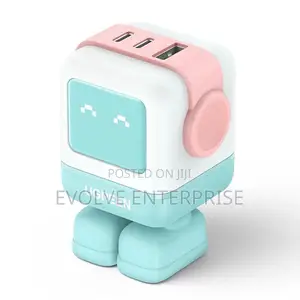 Ugreen Uno 65w Gan Usb-C Charger Robot Design 3-Port