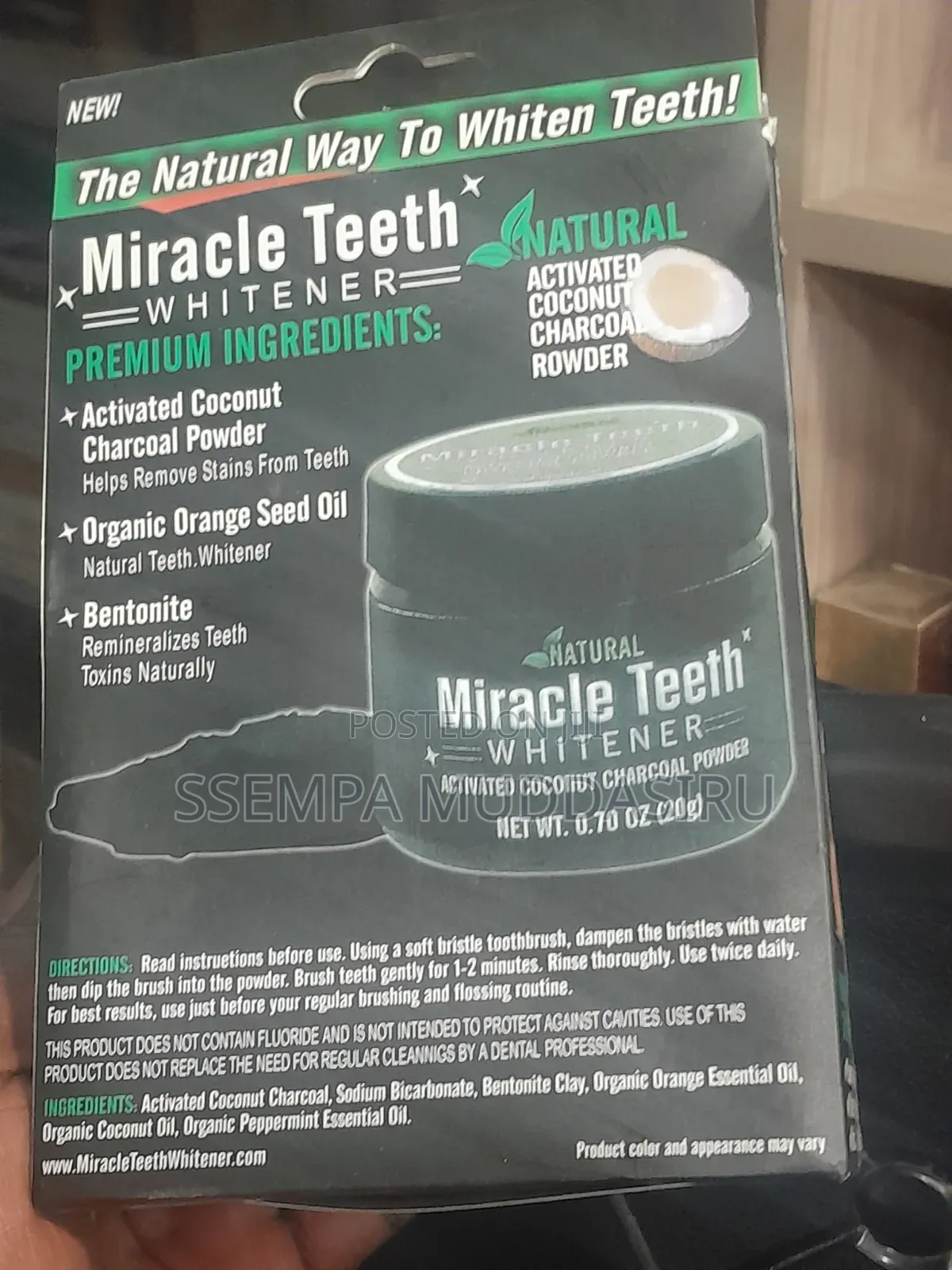 Miracle Teeth Whitener 20g