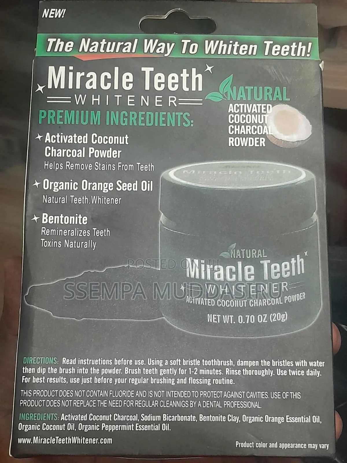 Miracle Teeth Whitener 20g