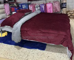 Coral Bedcover Maroon Six by Six