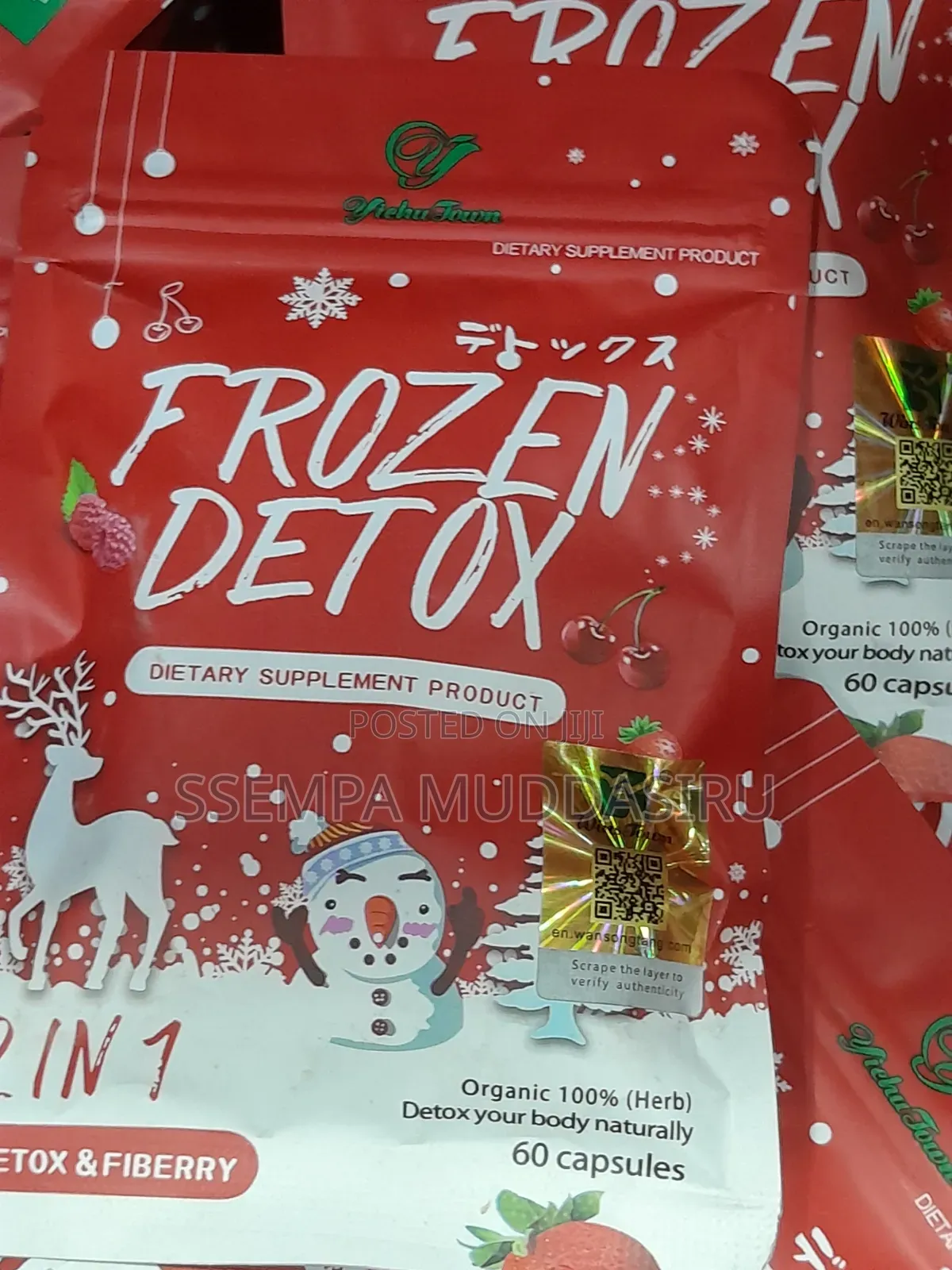 Frozen Detox Dietry Supplement 60 Capsules