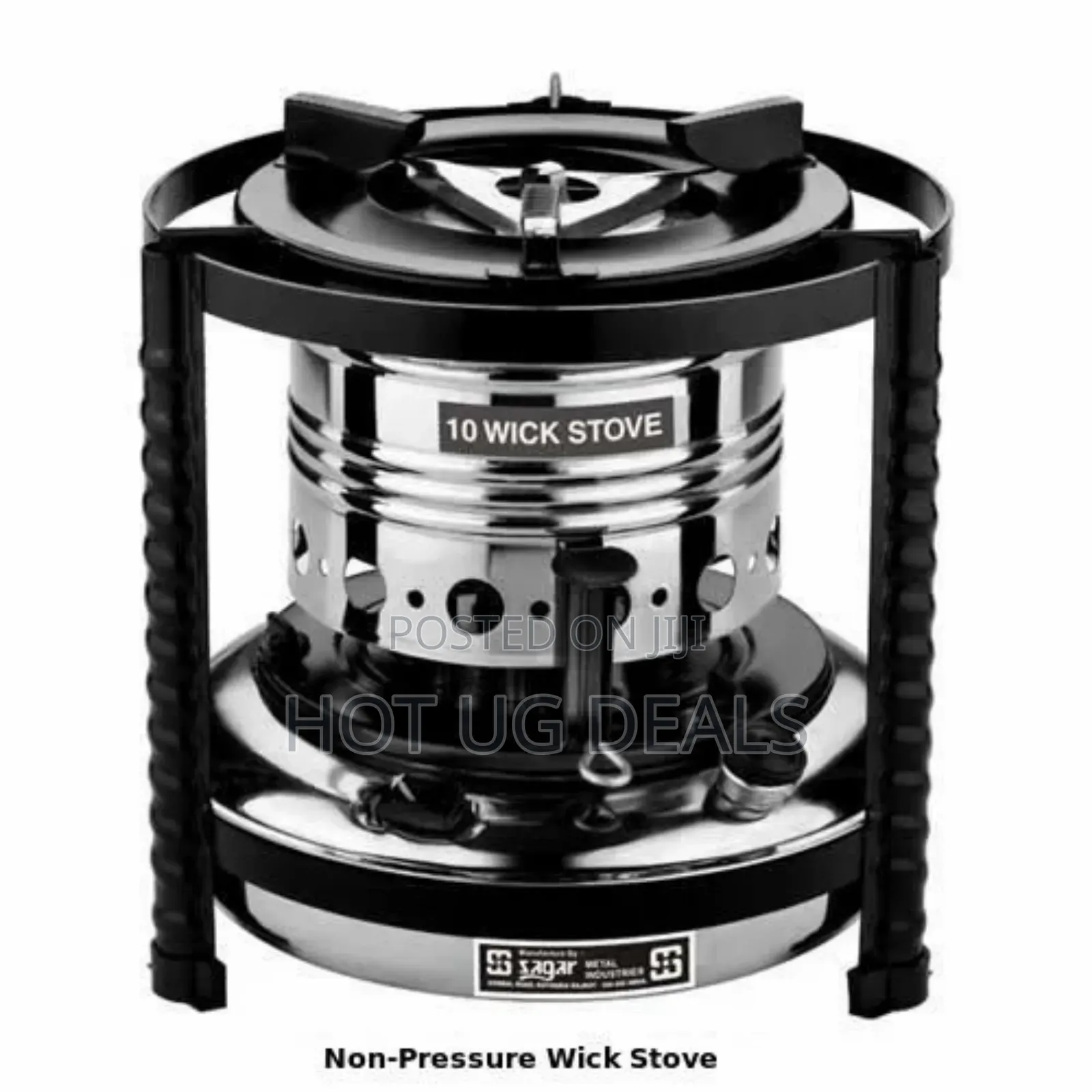 Stainless Paraffin Stove 2 Litres - Silver,Black