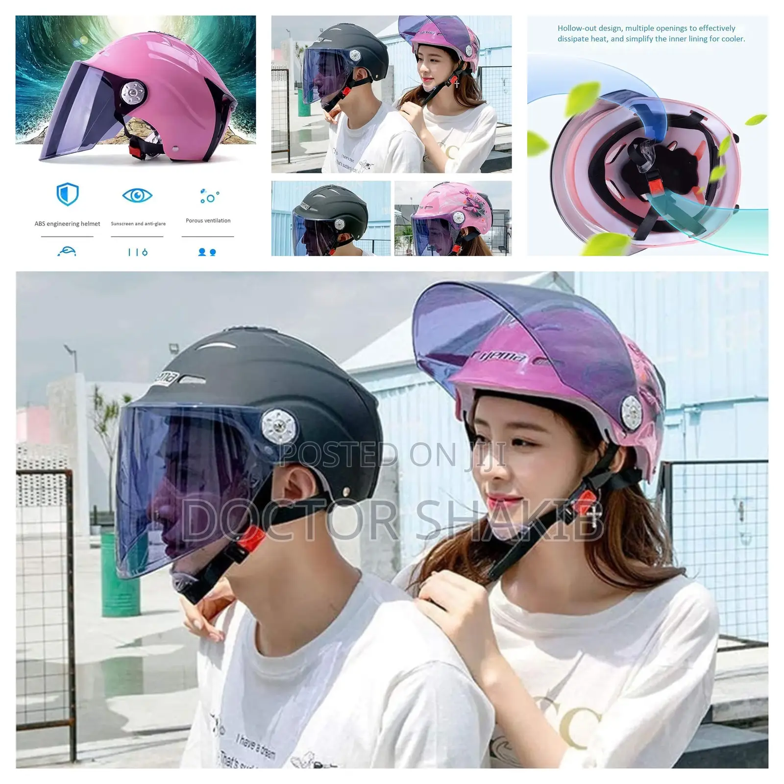 Open-face Motorcycle Or Scooter Helmet