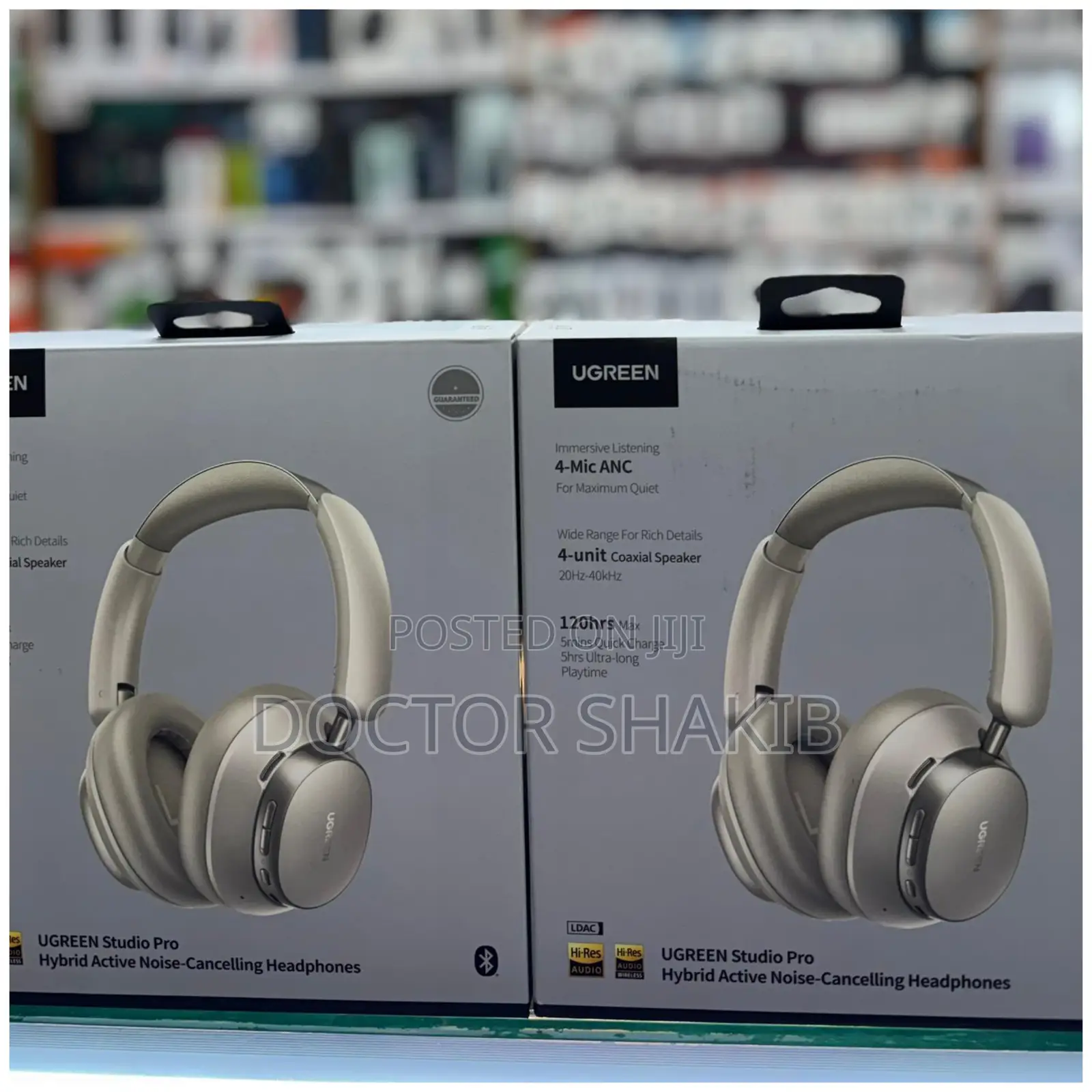 Ugreen Studio Pro Hybrid Active Noise-Cancelling Headphones.