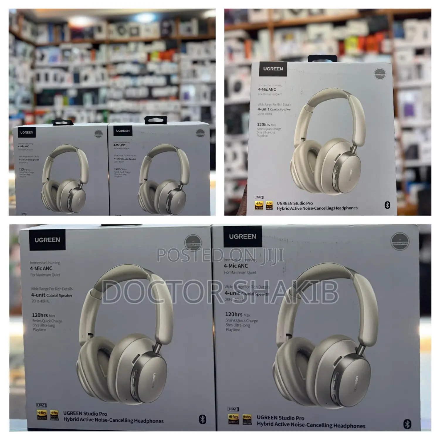 Ugreen Studio Pro Hybrid Active Noise-Cancelling Headphones.
