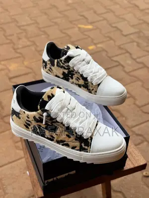 Chunky Sole and Bold Prints Numeris Atelier Sneakers