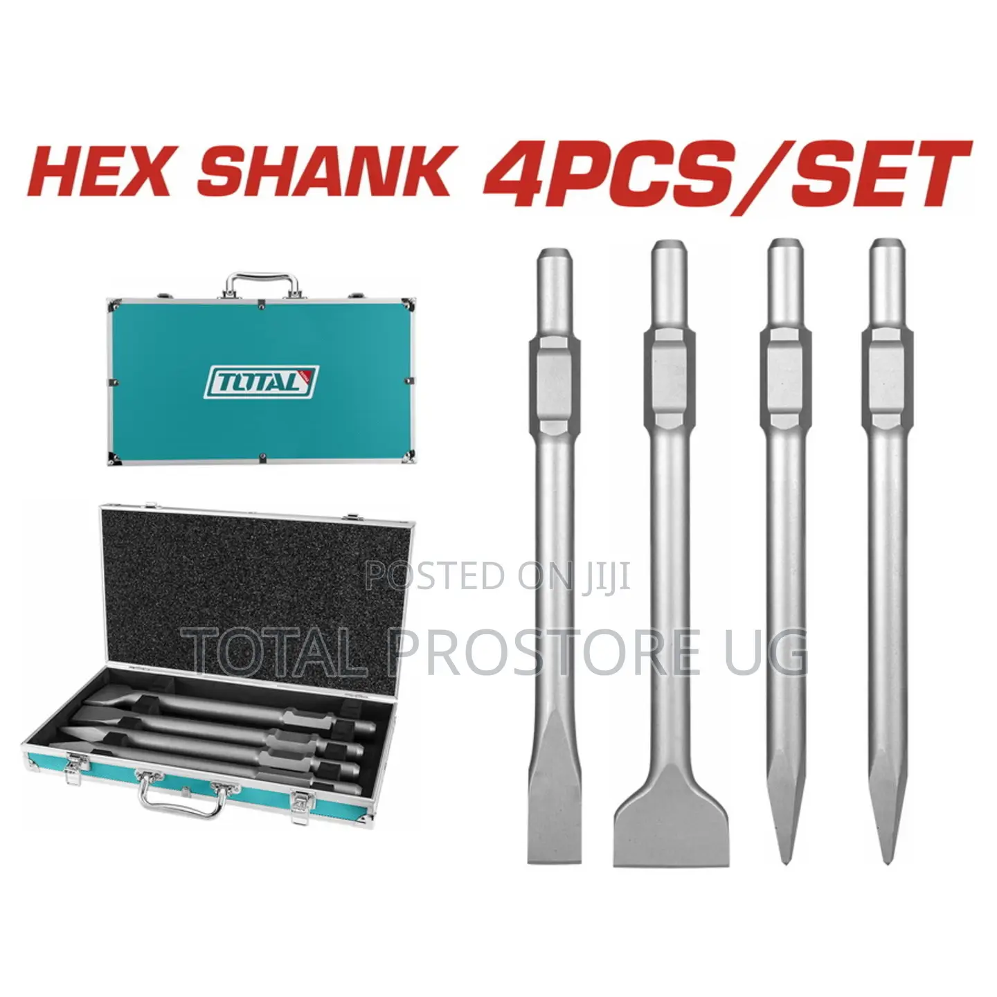 Hex Chisel 4pcs Set.