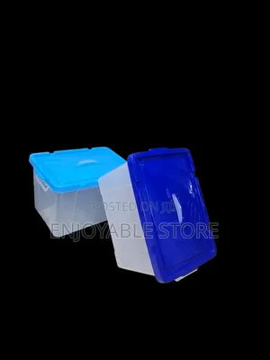 2pcs Assorted Plastic Storage Boxes Plastic Storage Boxes