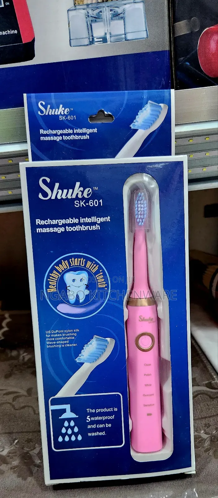 Rechargeable Intelligent Massage Toothbrush.