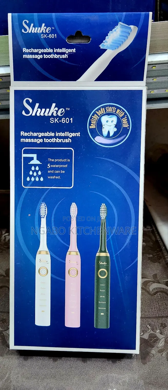 Rechargeable Intelligent Massage Toothbrush.