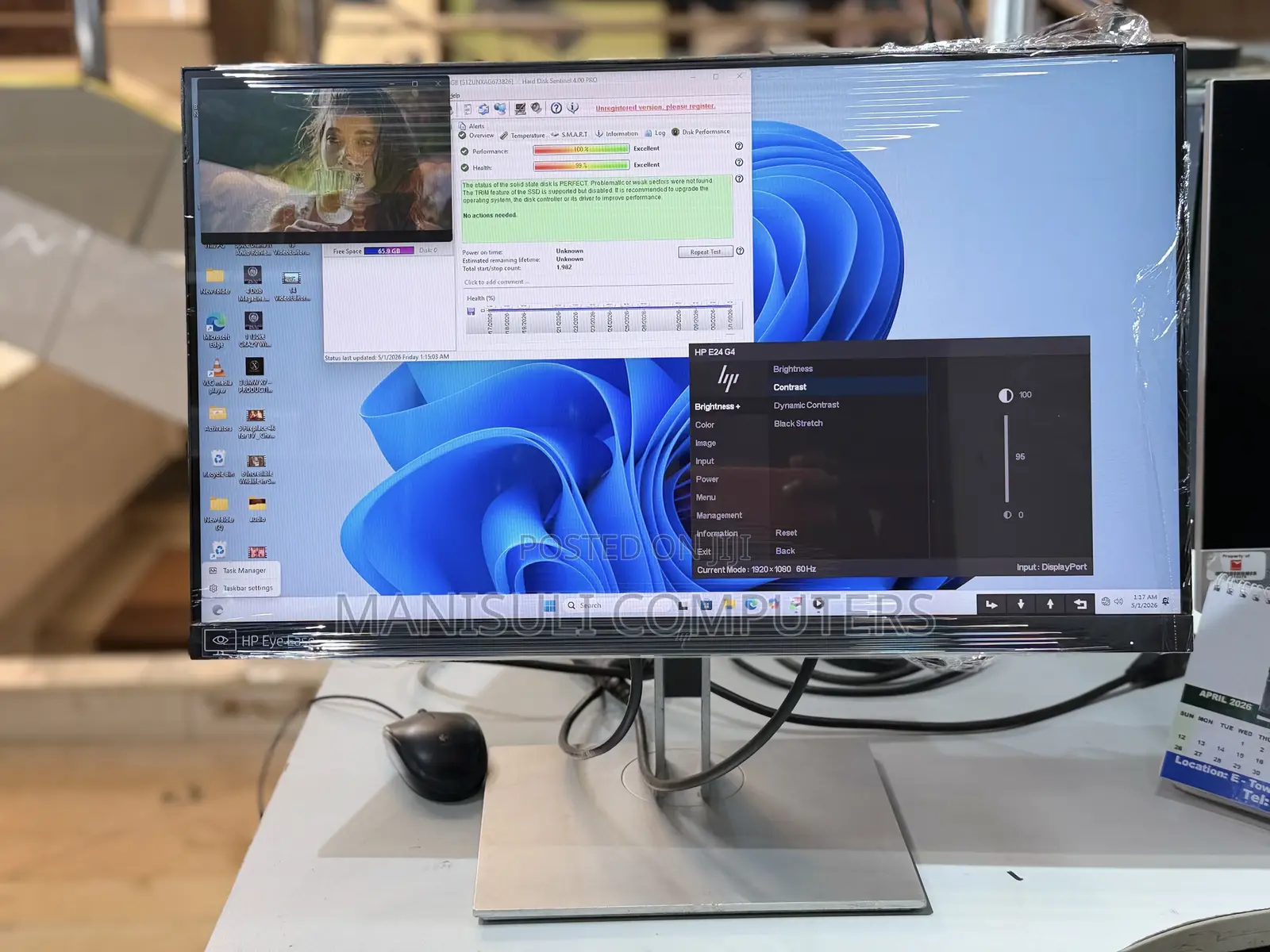Hp Monitor Ips 24 Inch