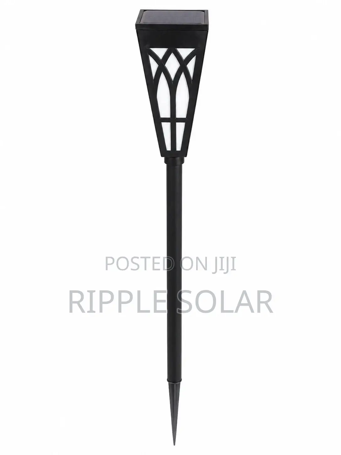 3W Solar Garden Lantern – Flickering Flame Light