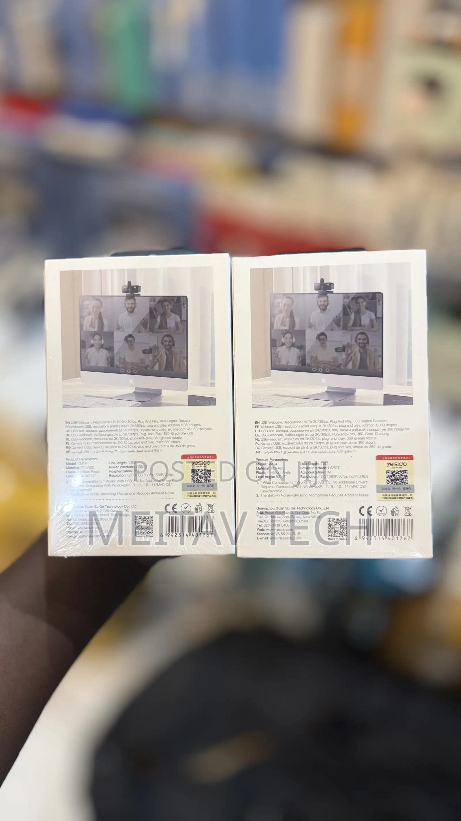 Webcam by Yesido Km14 Usb 360