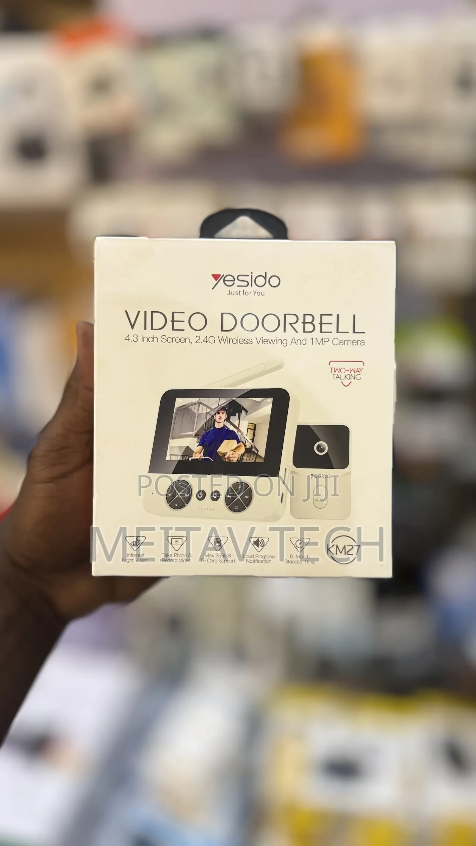 Doorbell With Wireless Video