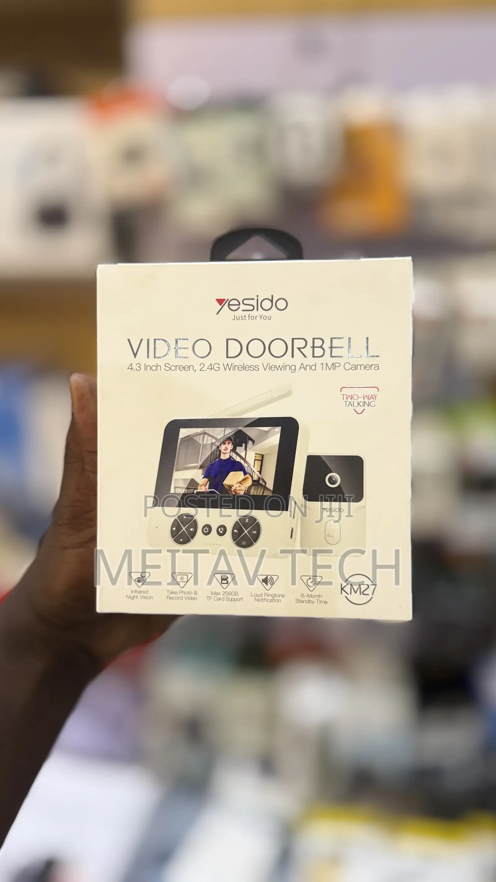 Doorbell With Wireless Video