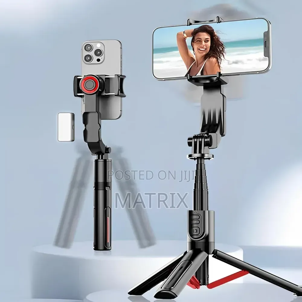 C09 Gimbal Stabilizer Selfie Stick Tripod With a Magnetic Light.