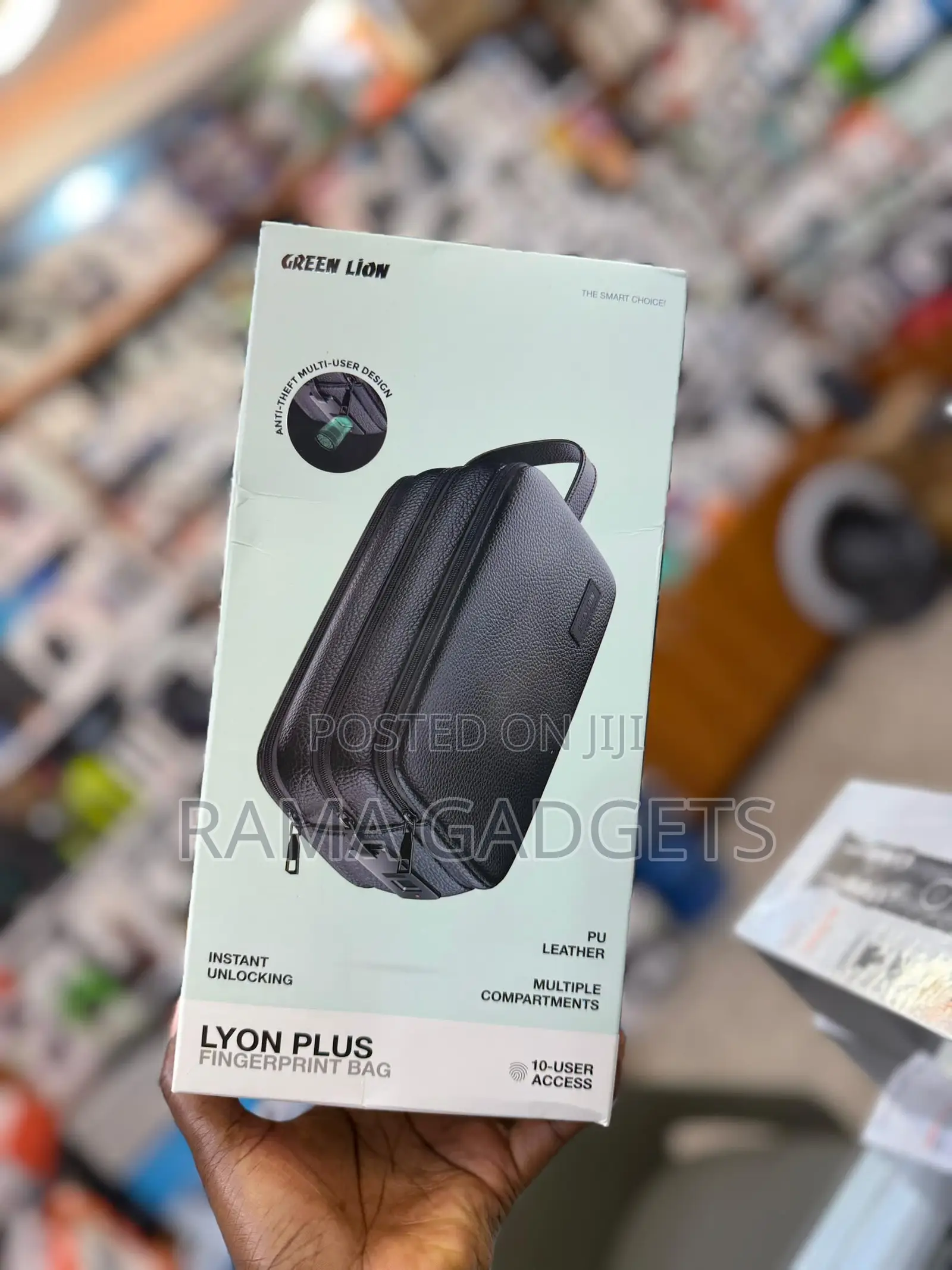 Green Lion Lyon Plus Fingerprint Bag